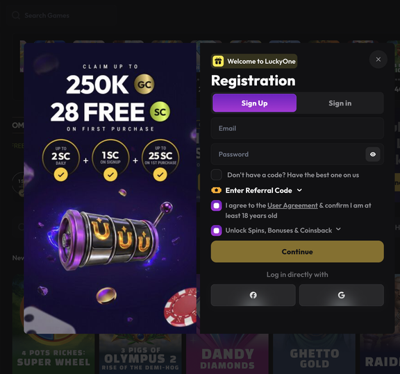 lucky one casino Gameplay